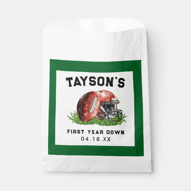 Sacolinha Primeiro aniversario De Futebol No Primeiro Ano (Frente)