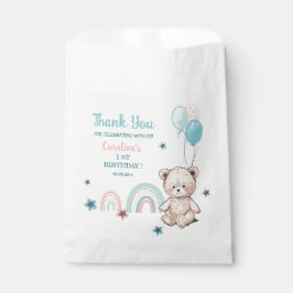 Sacolinha primeiro aniversario Favor Bolsas apresentam um ur