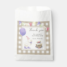 Sacolinha Primeiro aniversario Pato Obrigado por vir