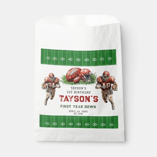 Sacolinha Primeiro Ano Em Festa De primeiro aniversario De F (Frente)