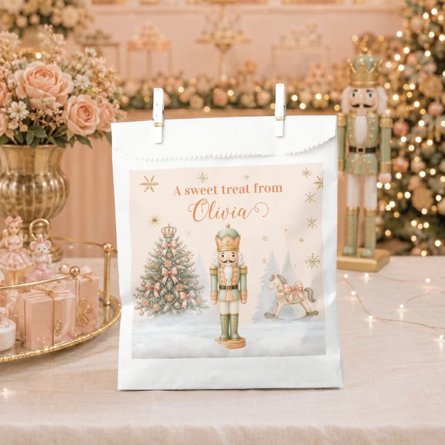 Sacolinha Príncipe Quebra-Nozes Doce Presente 1º Aniversário (Nutcracker Sugar Plum Fairy Sweet Treat Favor Bag)