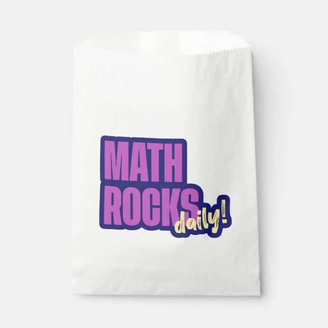 Sacolinha Professor Diário de Math Rocks (Frente)