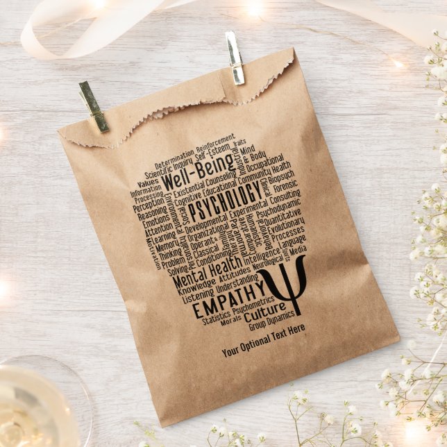 Sacolinha PSYCHOLOGY Word Cloud texto personalizado (Cortado)