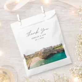 Sacolinha Puglia Itália Foto personalizada de casamento