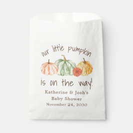 Sacolinha Pumpkin Gourd Autumn Baby Shower