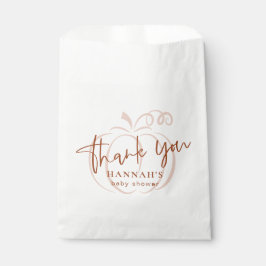 Sacolinha Pumpkin Terracotta Bohemian Earthy Chá de fraldas