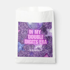 Sacolinha Purple Trendy In My Double Digits Era Birthday