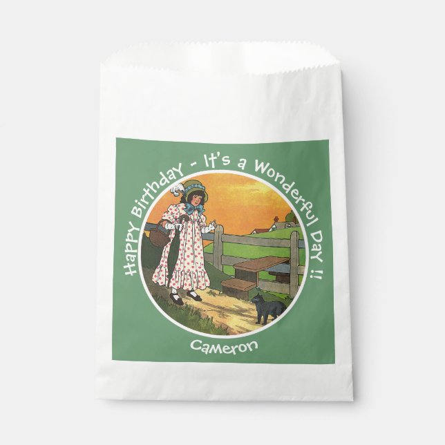 Sacolinha Pussy-Cat, Onde Você Esteve? Festa de aniversário (Frente)