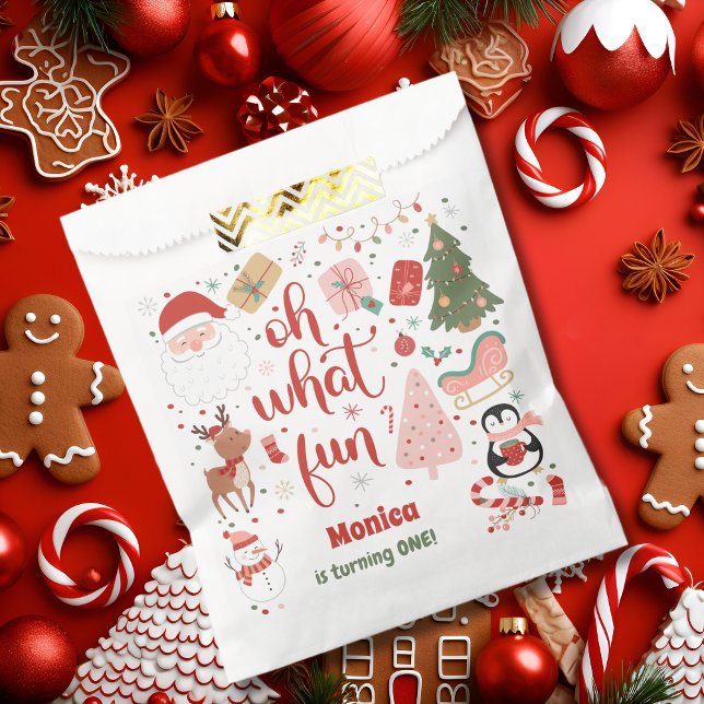 Sacolinha Que aniversário divertido de natal (Criador carregado)