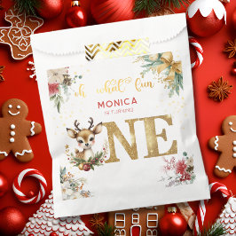 Sacolinha Que Natal divertido primeiro aniversário