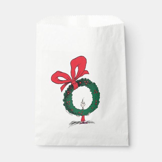 Sacolinha Quem Espia Através da Coroa de Natal (Frente)
