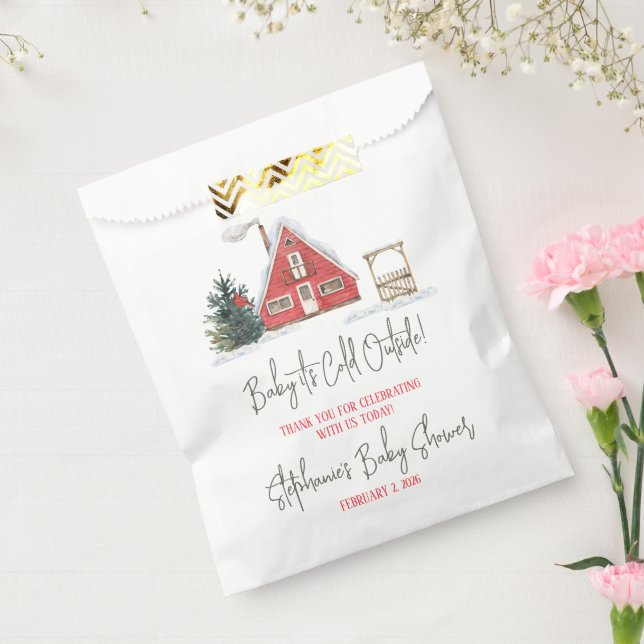 Sacolinha Querida, está frio lá fora, Chá de fraldas de inve (Selado)