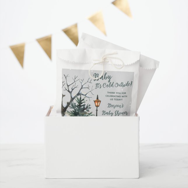 Sacolinha Querida, está frio lá fora, Chá de fraldas de inve (Festa)