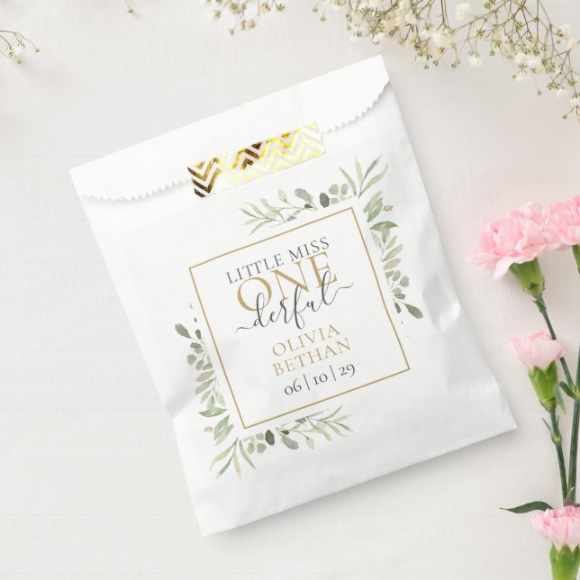 Sacolinha Querida Menina ONEderful Primeiro Aniversário (Selado)