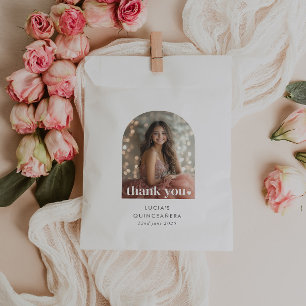 Sacolinha Quinceañera, Moderna Minimalista, Arranjou Foto