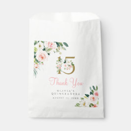 Sacolinha Quinto Floral Cor-de-rosa Favorece Bolsas Escamote