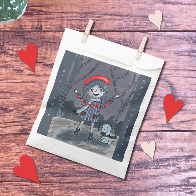 Sacolinha Rapariga com Bolsas de favoritos para Dia de os na (Criador carregado)