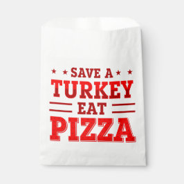 Sacolinha red thankdom salve turkey pizza