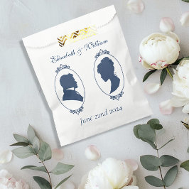 Sacolinha Regency Bridgerton Blue Rosa Cameo