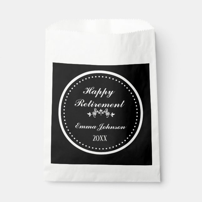 Sacolinha Retirada Branca e Negra Moderna Elegante (Frente)