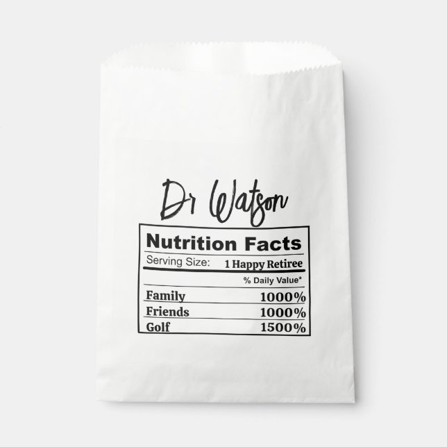 Sacolinha Retirement Party Coworker Boss Appreciation Golfer (Frente)