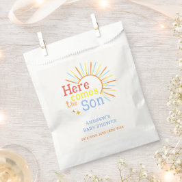 Sacolinha Retro Sunshine Vem O Chá de fraldas Filho