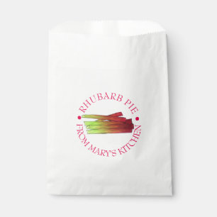 Sacolinha Rhubarb Stalks Homemade Pie da Cozinha de