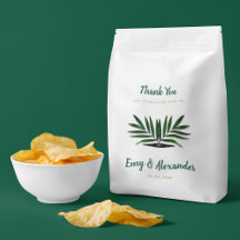 Rich Green Theme Favor Bag