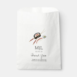 Sacolinha Rolos de Sushi Minimalistas Palitos