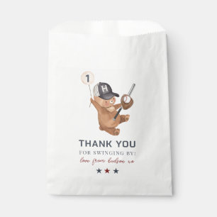 Sacolinha Rookie primeiro aniversario Bear - Obrigado