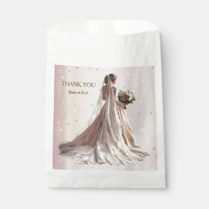 Sacolinha Rosa Casamento no inverno Noiva Ouro Shiny Heart P