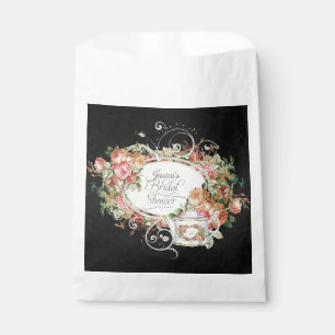 Sacolinha Rosa de Vintage, do Tea Party, Chá de panela pret