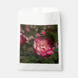 Sacolinha Rosa e Branco Rosa