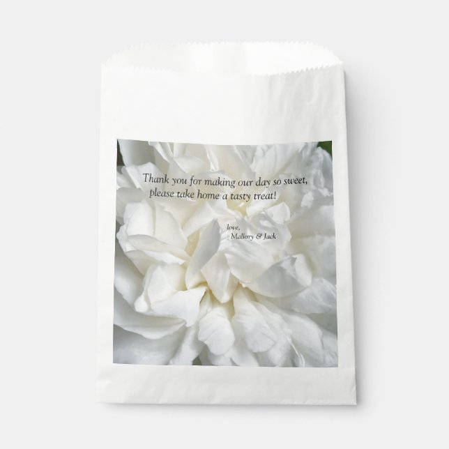 Sacolinha Rosa em inglês branco (Frente)