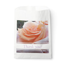 Rosa Laranja Floral Obrigado