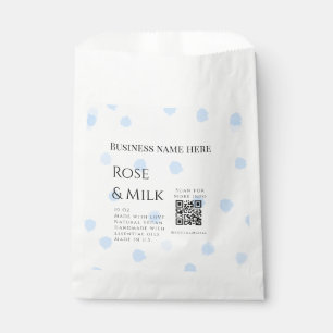 Sacolinha Rosa milk handmade soap business código QR add det