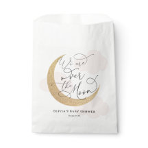 Rosa sobre o Chá de fraldas da Lua