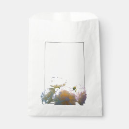 Sacolinha Rosas esbranquiçados de cor laranja esbranquiçada