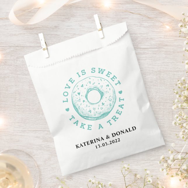 Sacolinha Rosquinha Wedding Favor Bag (Cortado)