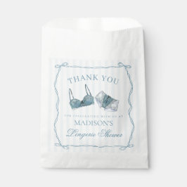 Sacolinha Roupas Íntimas Azuis Sobremesa para a Festa de Des