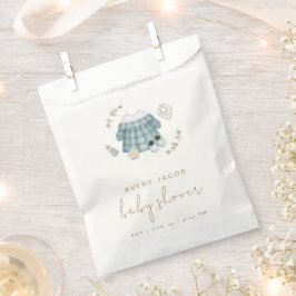 Sacolinha Roupas Modernas Mínimas Boho Padrão Chá de Bebê