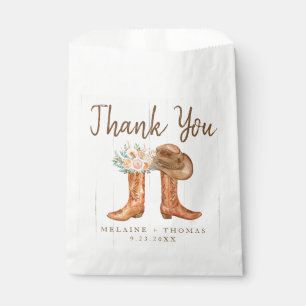 Sacolinha Rustic Country Boots Favor Bag