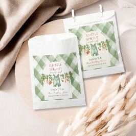 Sacolinha Rustic Gender Neutral Little Sprout Baby Shower