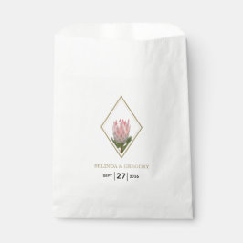 Sacolinha Rustic King Protea Wedding
