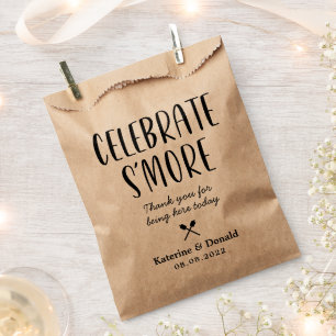 Sacolinha Rustic S’more Love Weding Bag Favorito