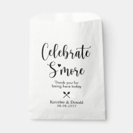 Sacolinha Rustic S’more Love Weding Bag Favorito