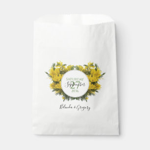 Sacolinha Rustic Wattle Acacia Wedding