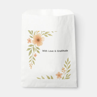 Sacolinha Rustic Wildflower Weding Favor Bag