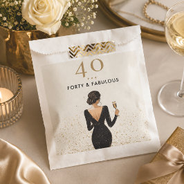 Sacolinha Saca de Presente de Aniversário Fabuloso e Elegant