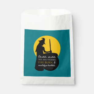 Sacolinha Sacas de Doces de Feitiçaria de Bruxa e Lua